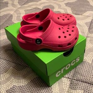 Toddler Crocs Size 8 Candy Pink